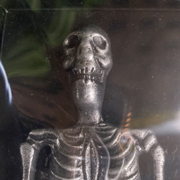 Pottery Barn Spooky Silver Metal Boxed Serving Set 💀 - Picture 6 of 12
